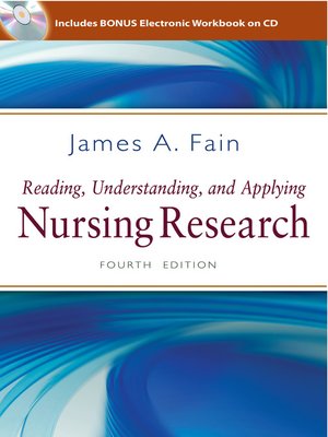 cover image of Reading, Understanding, and Applying Nursing Research